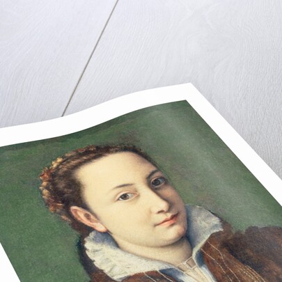 Self portrait, attired as maid-of-honour to the Queen of Spain, 1559 by Sofonisba Anguissola