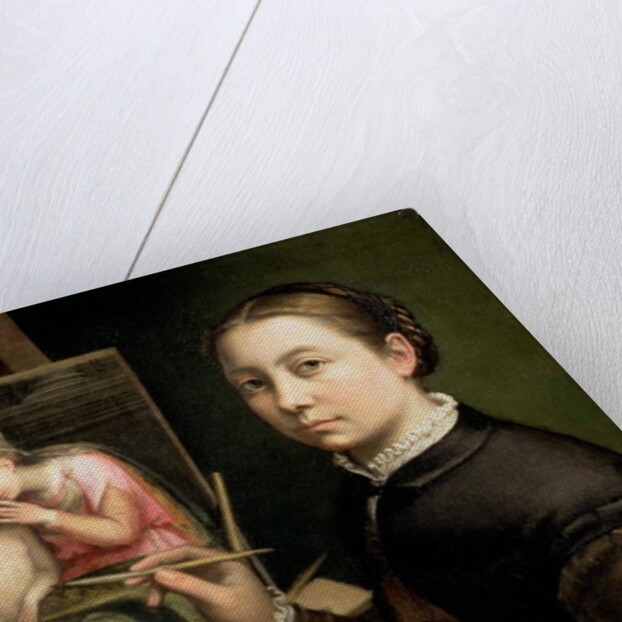 Self portrait at the Easel, 1556 by Sofonisba Anguissola