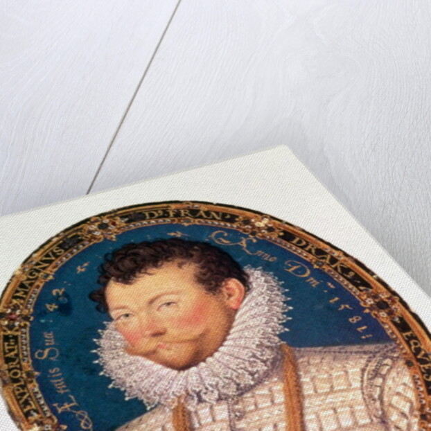 Sir Francis Drake, 1581 by Nicholas Hilliard