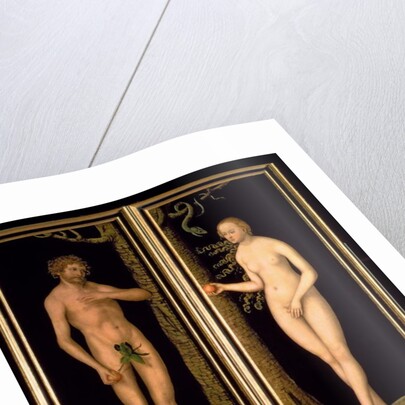 Adam and Eve, 1537 by Lucas the Elder Cranach