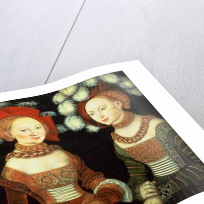Three princesses of Saxony, Sibylla, Emilia and Sidonia, daughters of Duke Heinrich of Frommen, c.1535 by Lucas the Elder Cranach