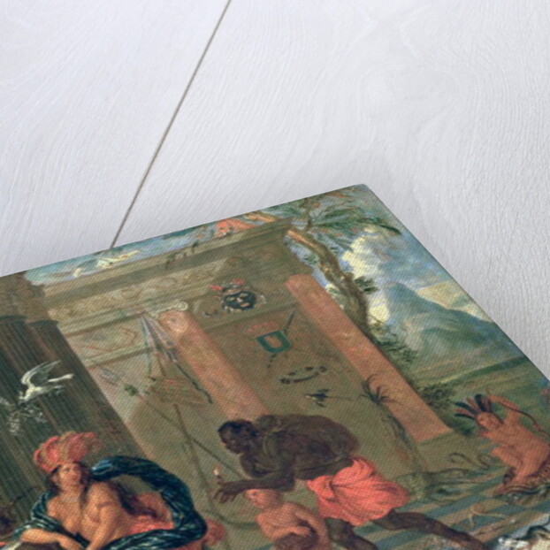 Allegory of America, 1691 by Ferdinand van Kessel