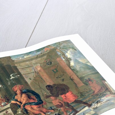 Allegory of America, 1691 by Ferdinand van Kessel