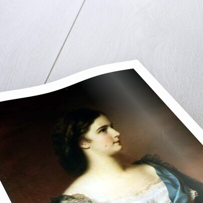 Empress Elizabeth of Bavaria as a young woman by Franz Schrotzberg