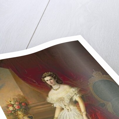 Empress Elizabeth of Bavaria, 1863 by Franz the Younger Russ
