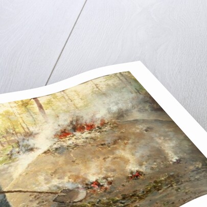 In the Woods of Fontainebleau, c.1890 by Theodor von Hormann