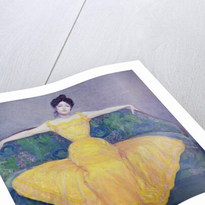 Lady in a Yellow Dress, 1899 by Max Kurzweil