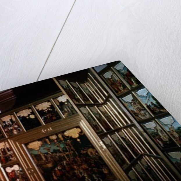 Mompelgarter Altarpiece, with central panel and six hinged side panels, all depicting scenes from the New Testament by Matthias Gerung or Gerou