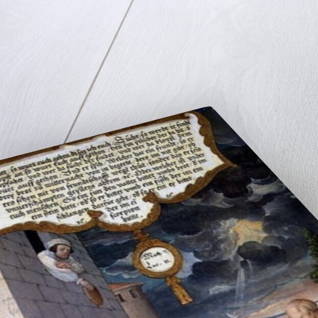 Which of you, when asked by his son for a loaf, will hand him a stone? by Matthias Gerung or Gerou