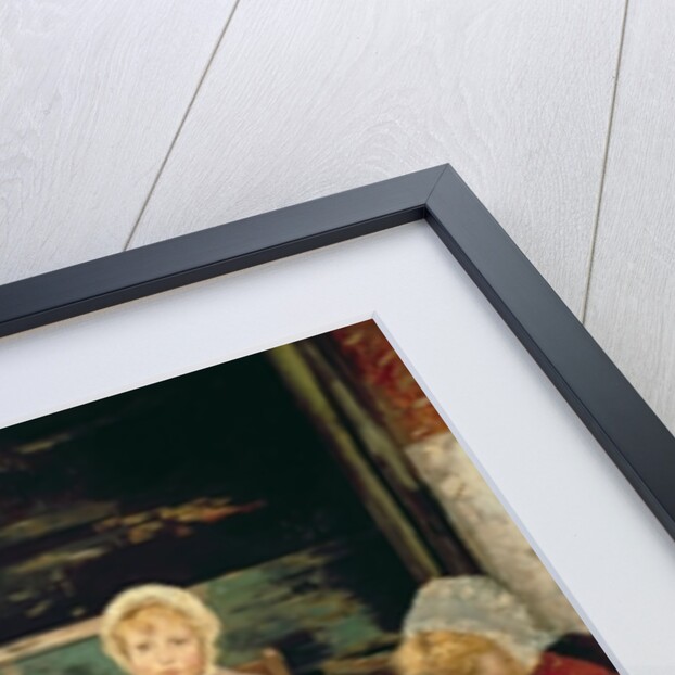 Fisherman's children in Zandroot, 1882 by Fritz von Uhde