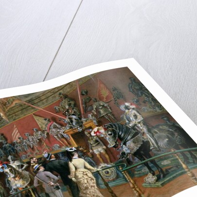 The first Armoury Room of the Ambraser Gallery in the Lower Belvedere, 1875 by Carl Goebel