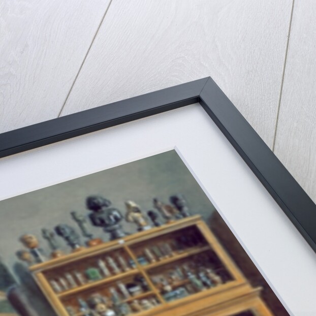 The second room of Egyptian antiquities in the Ambraser Gallery of the Lower Belvedere, 1879 by Carl Goebel