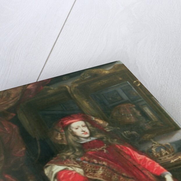 King Charles II of Spain wearing the robes of the Order of the Golden Fleece by Don Juan Carreno de Miranda