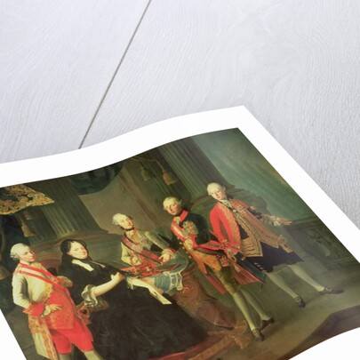 Empress Maria Theresa of Austria with four of her sons; Joseph, Ferdinand, Leopold and Maximilian by Louis Joseph Maurice