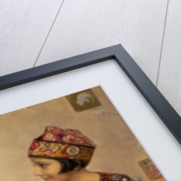 Two children with a bowl of cherries by Franz von Matsch