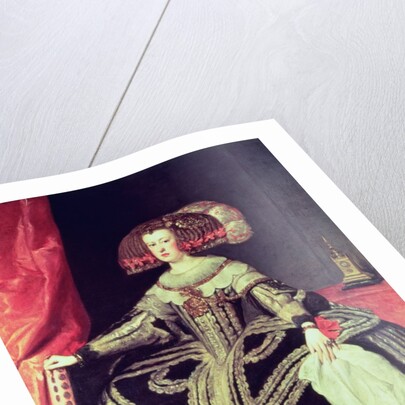 Queen Mariana of Austria c.1653 by Diego Rodriguez de Silva y Velazquez