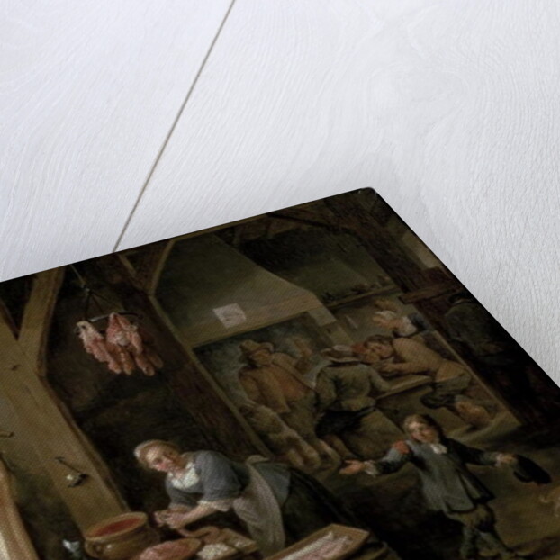 Sausage-making, 1651 by David the Younger Teniers