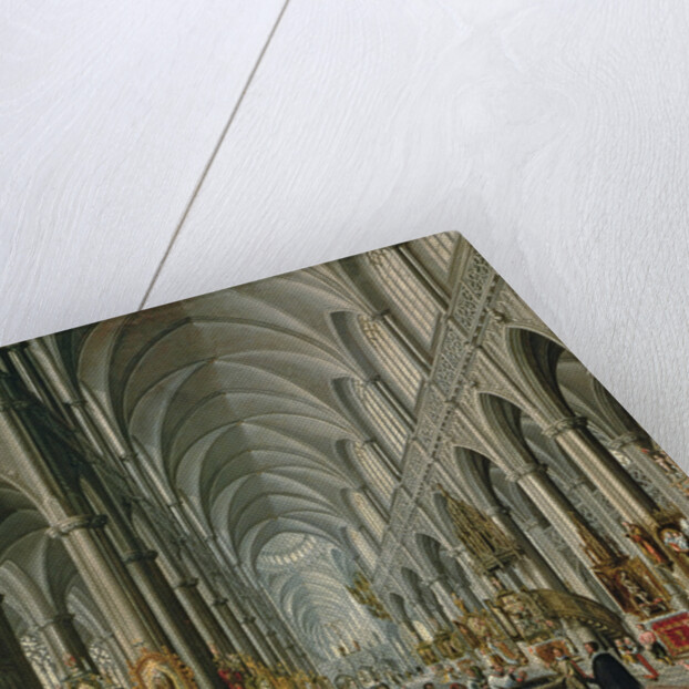 Interior of a Gothic Church, 1596-97 by Paul Vredeman de Vries