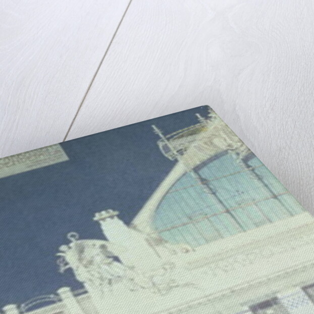 Post Office Savings Bank, Vienna, design showing detail of the facade, c.1904-06 by Otto Wagner