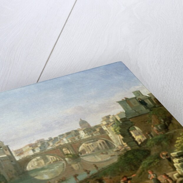 The Tiberian Island in Rome, 1685 by Gaspar van Wittel