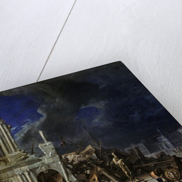 Samson smiting the Philistines, c.1633-34 by Johann Heinrich Schonfeldt