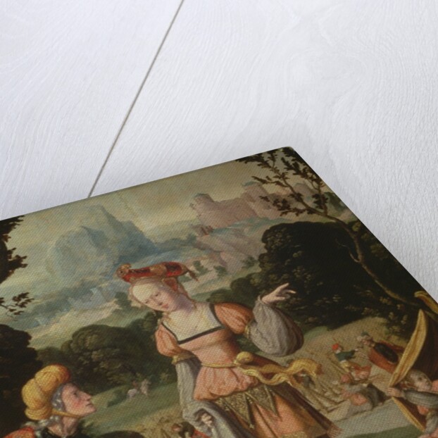 Ruth and Naomi in the field of Boaz, c.1530-40 by Jan van Scorel