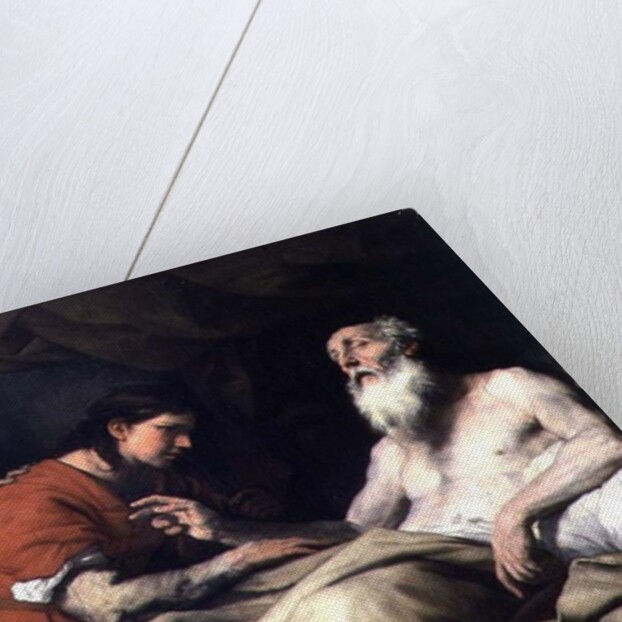 Issac Blessing Jacob by Luca Giordano