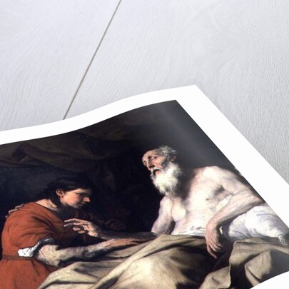 Issac Blessing Jacob by Luca Giordano