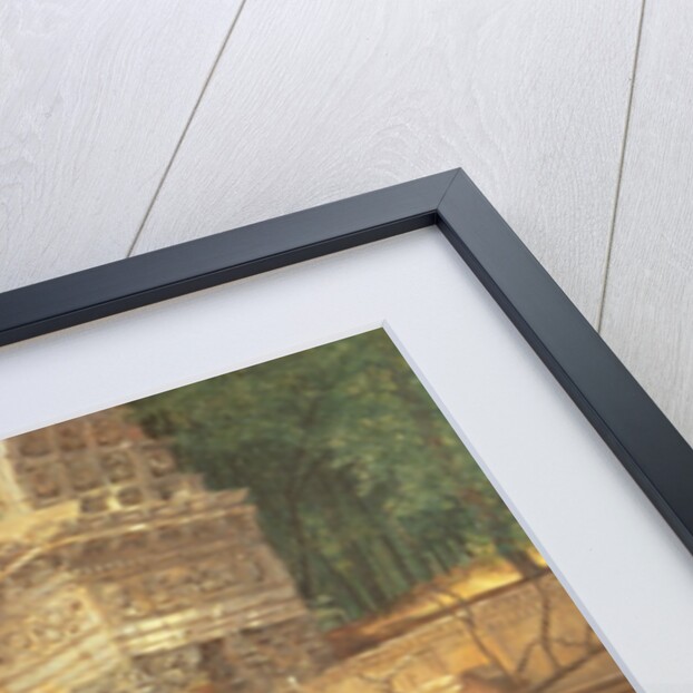 The Roman Ruins in the Gardens of Schonbrunn Palace by Ferdinand Georg Waldmuller