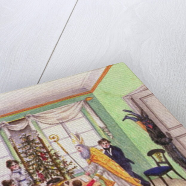 Krampus and St. Nicholas from the journal of Carl Baumann written 1813-25 by Franz Paumgarrten