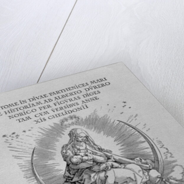 Madonna as nursing mother and divine being by Albrecht Dürer or Duerer