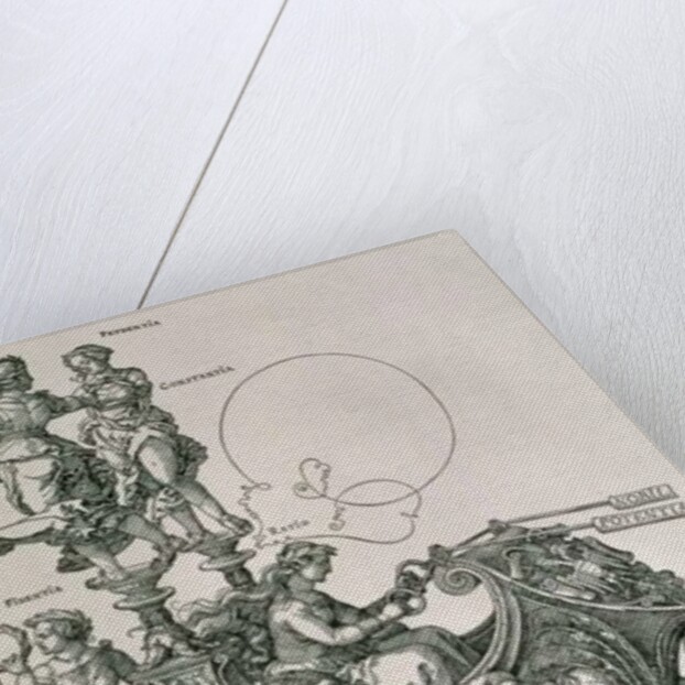 Design for 'The Great Triumphal Chariot of Emperor Maximilian I' by Albrecht Dürer or Duerer