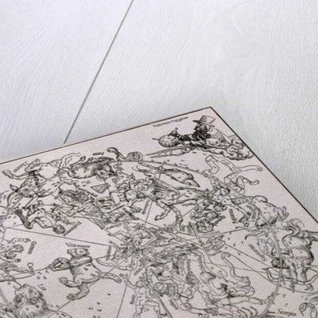 Map of the Northern Sky with representations of the constellations, c.1515 by Albrecht Dürer or Duerer