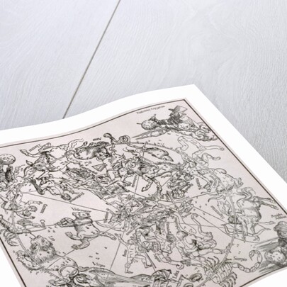 Map of the Northern Sky with representations of the constellations, c.1515 by Albrecht Dürer or Duerer