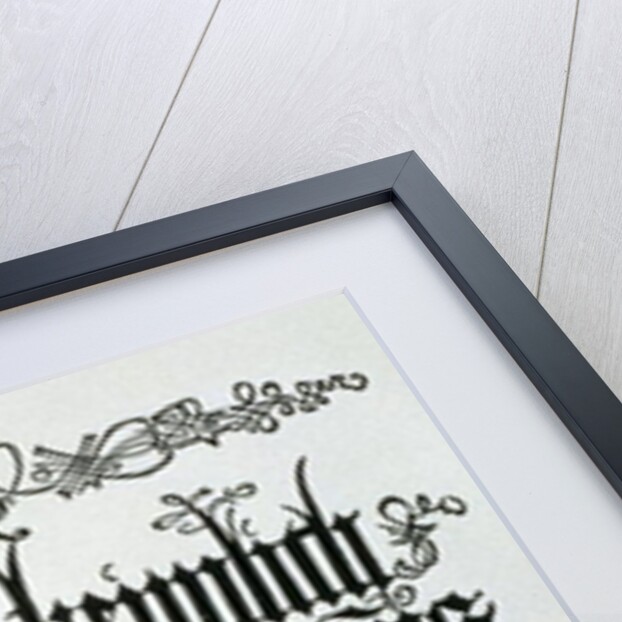 Inscriptions in Gothic script by Albrecht Dürer or Duerer