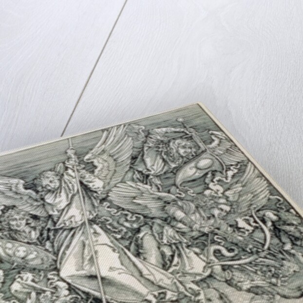St. Michael Battling with the Dragon by Albrecht Dürer or Duerer