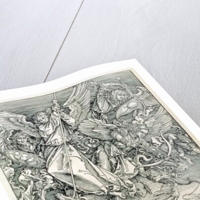 St. Michael Battling with the Dragon by Albrecht Dürer or Duerer