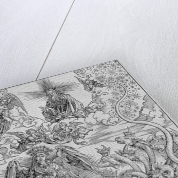 Apocalyptical scene by Albrecht Dürer or Duerer