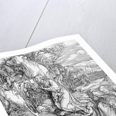 Agony in the Garden from the 'Great Passion' series, pub. 1511 by Albrecht Dürer or Duerer