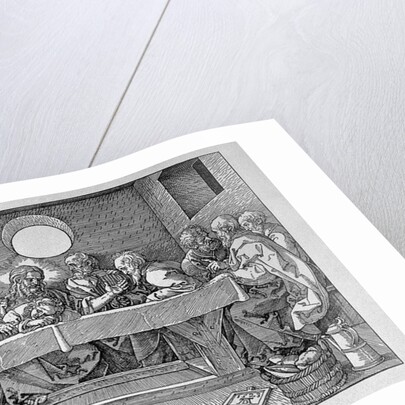 The Last Supper, pub. 1523 by Albrecht Dürer or Duerer