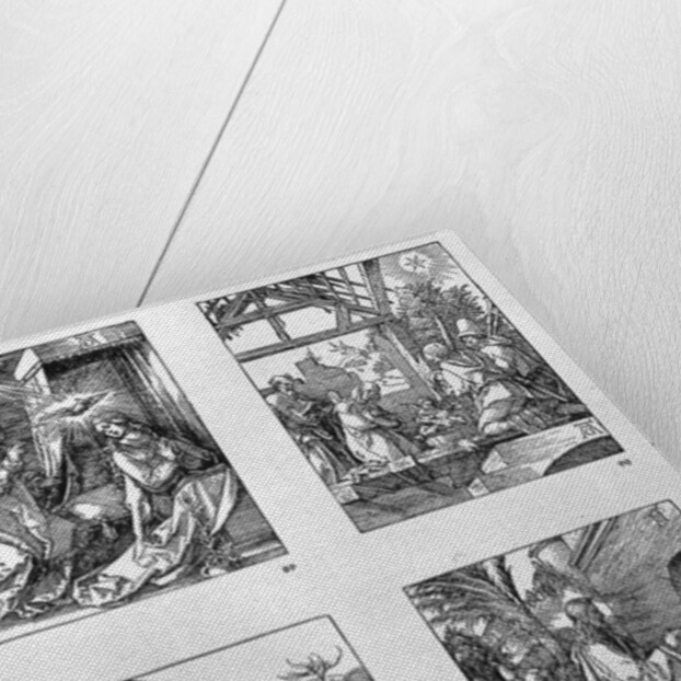 The 'Small Passion' series: The Annunciation; The Adoration of the Shepherds; Christ Taking Leave of his Mother; Christ's Entry into Jerusalem by Albrecht Dürer or Duerer
