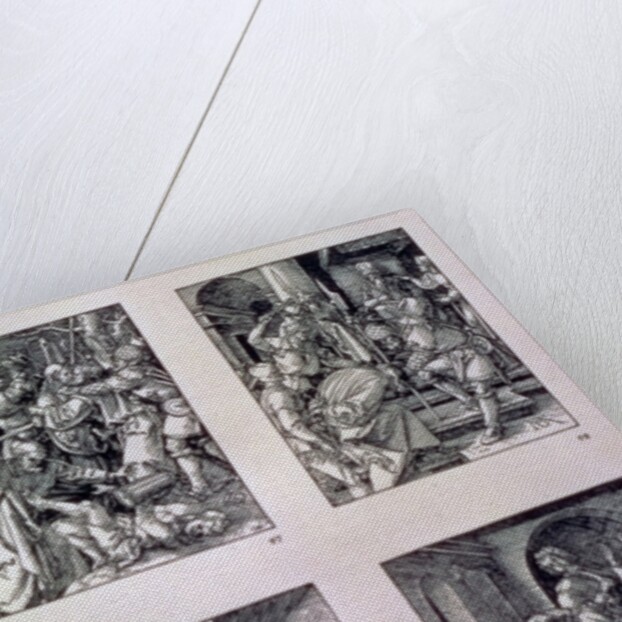 The Betrayal of Christ; Christ before Annas; Christ before Caiaphas; the Mocking of Christ by Albrecht Dürer or Duerer