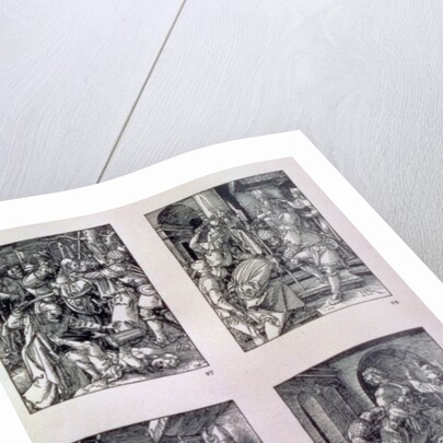 The Betrayal of Christ; Christ before Annas; Christ before Caiaphas; the Mocking of Christ by Albrecht Dürer or Duerer