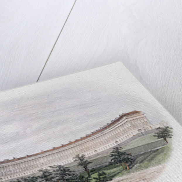 View of the Dorotheergasse showing the Stallburg and the monastery church of the Dorotheum engraved by Hieronymous Sperling by Salomon Kleiner