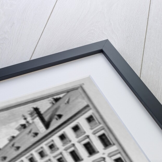 View of the new Observatory in the Jesuit College, Vienna showing also the library and the church of St. Maria Rotunda by Salomon Kleiner