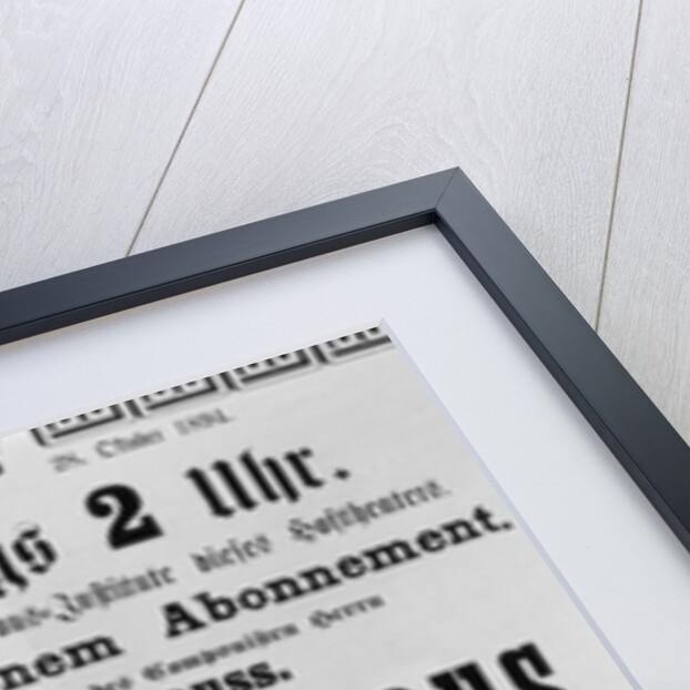 Poster advertising 'Die Fledermaus' by Johann Strauss the Younger by Austrian School