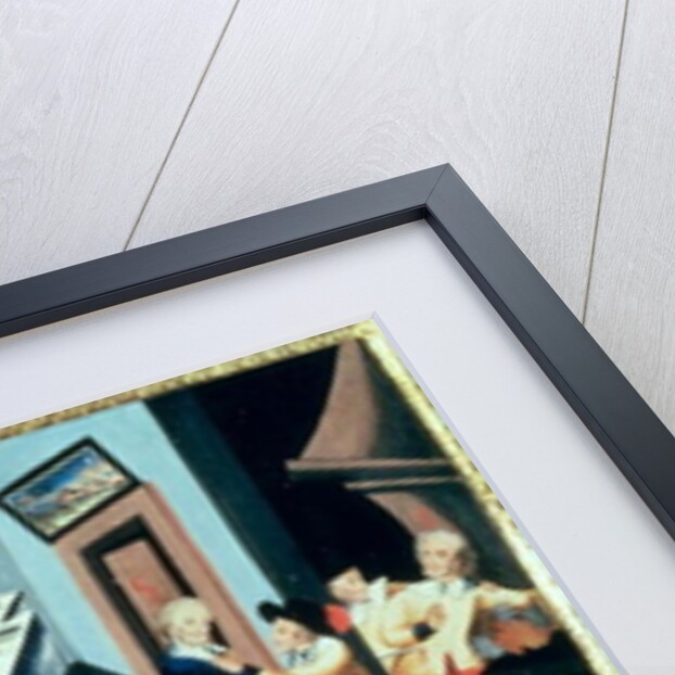 The arrest of Albrecht von Wallenstein at Eger by a force of Irish and Scottish officers under the command of General Butler, 1634 by Austrian School