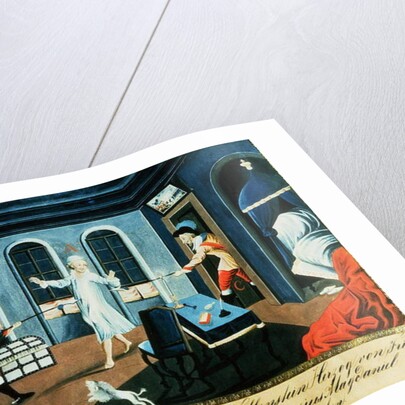 The assassination of Albrecht von Wallenstein at Eger by a force of Irish and Scottish officers under the command of General Butler, 1634 by Austrian School