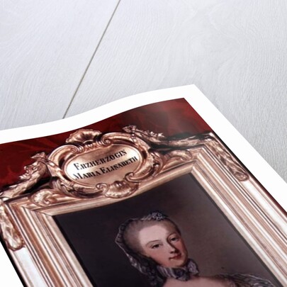 Archduchess Maria Elisabeth daughter of Francis I and Maria Theresa of Austria, 1762 by Jean-Etienne Liotard