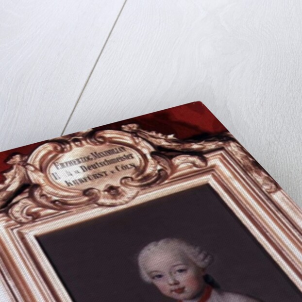 Maximilian youngest son of Francis I and Maria Theresa of Austria later Archbishop-elector of Cologne, 1762 by Jean-Etienne Liotard